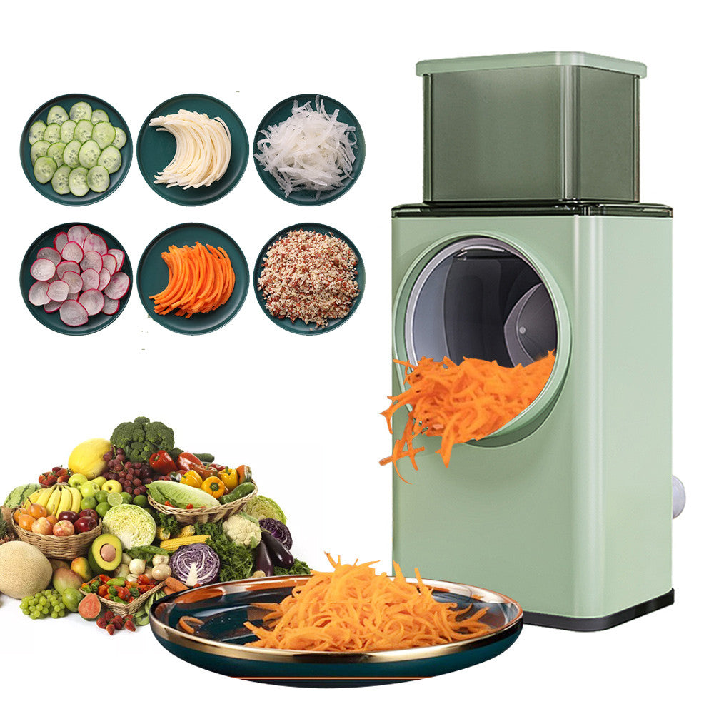 Famedeals™ - 3 in 1 Rotary Vegetable Slicer - Big Size