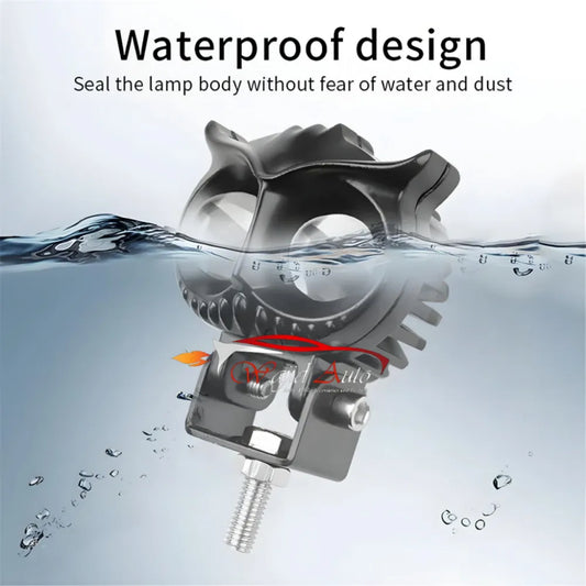 Famedeals™ - Owl Shape Fog Flash Light Low & High Beam (Dual Color)