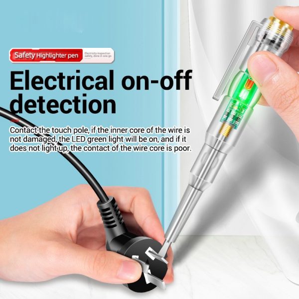 Famedeals.pk™ - Mini Voltage Tester Pen LED Circuit