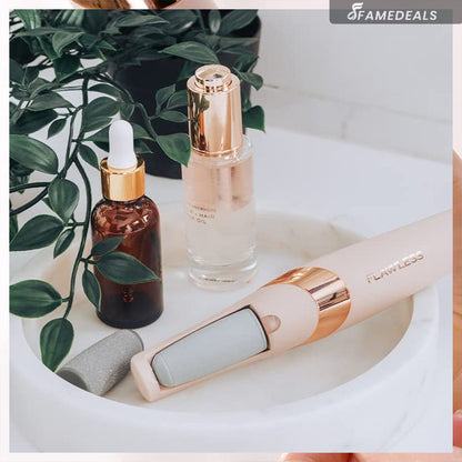 Famedeals™ - Finishing Touch Flawless Pedi Electronic Tool File and Callus Remover, Pedicure