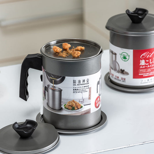 Famedeals™ - Stainless Steel Oil Filter Pot