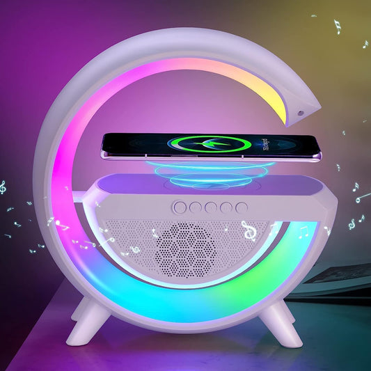 Famedeals™ - Wireless Charger Atmosphere Lamp, G Lamp LED Table Lamp