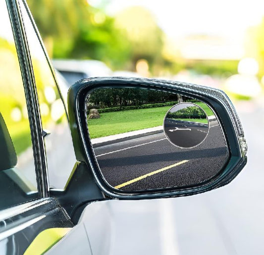 Famedeals™ - 2 Pcs Car Blind Spot Side Mirror Wide-angle 360
