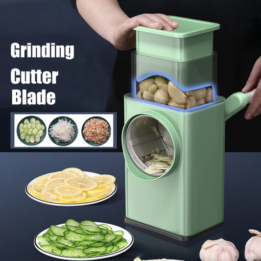 Famedeals™ - 3 in 1 Rotary Vegetable Slicer - Big Size