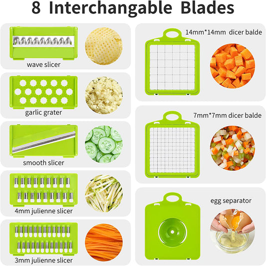 Famedeals.pk ™ - 12 in 1 Pro Vegetable Chopper/Dicer