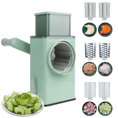 Famedeals™ - 3 in 1 Rotary Vegetable Slicer - Big Size