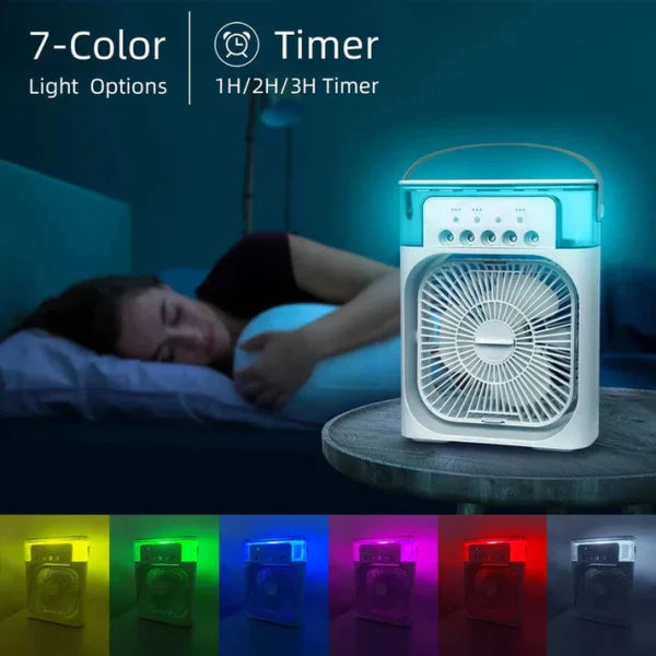 Famedeals.pk™ - 3 In 1 Air Humidifier Water Cooling Fan